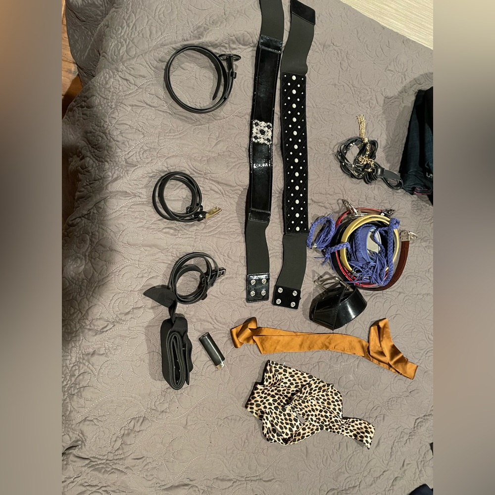Assortment of accessory belts